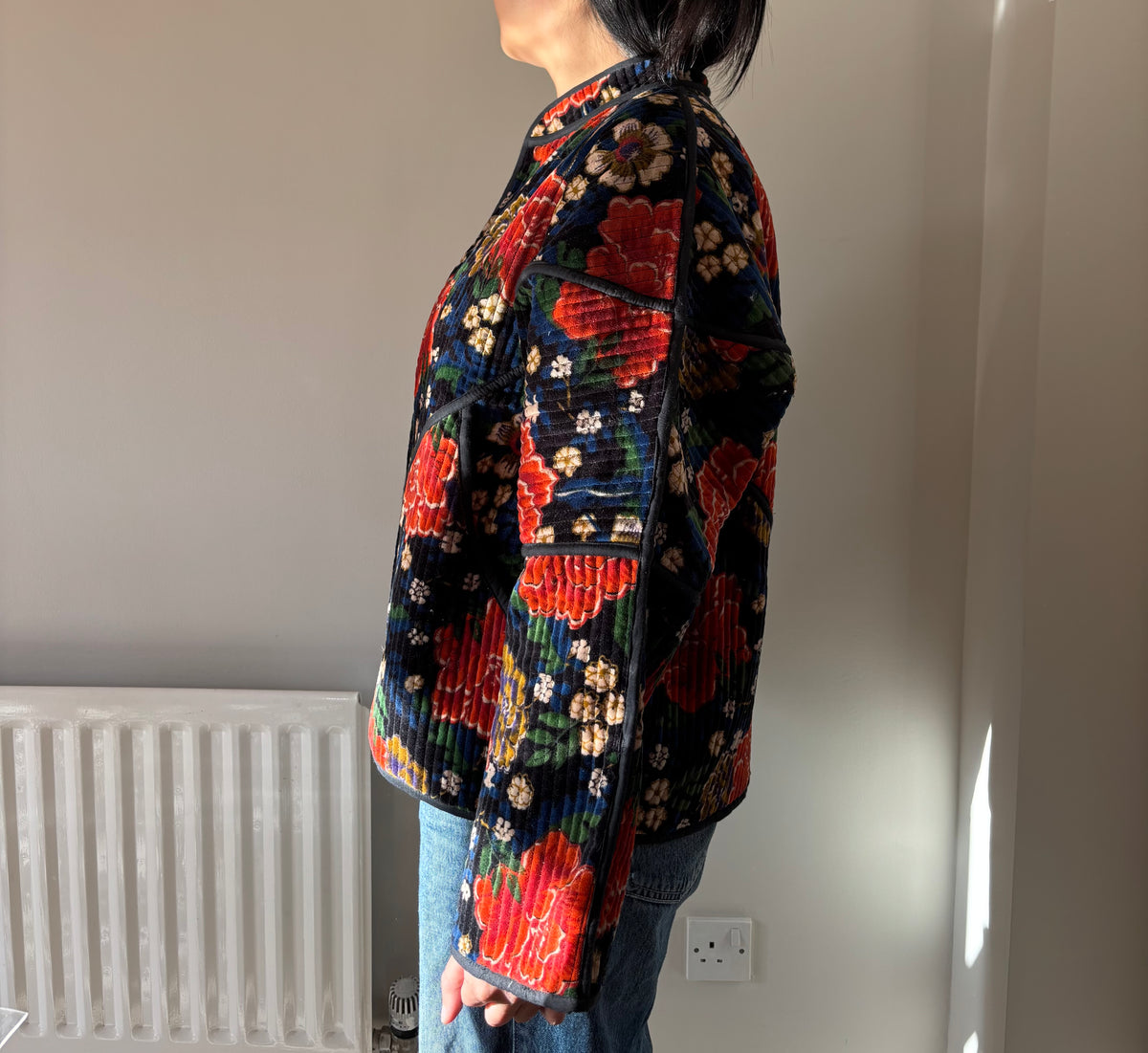 Midnight Garden Quilted Jacket