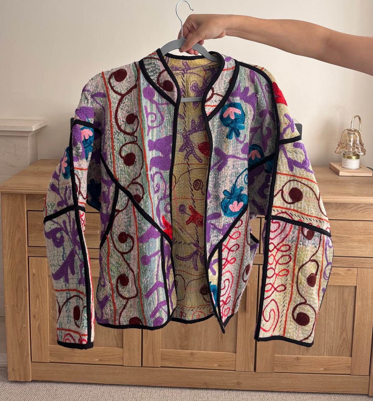 The Moonlit Kantha Jacket 2 One of a Kind