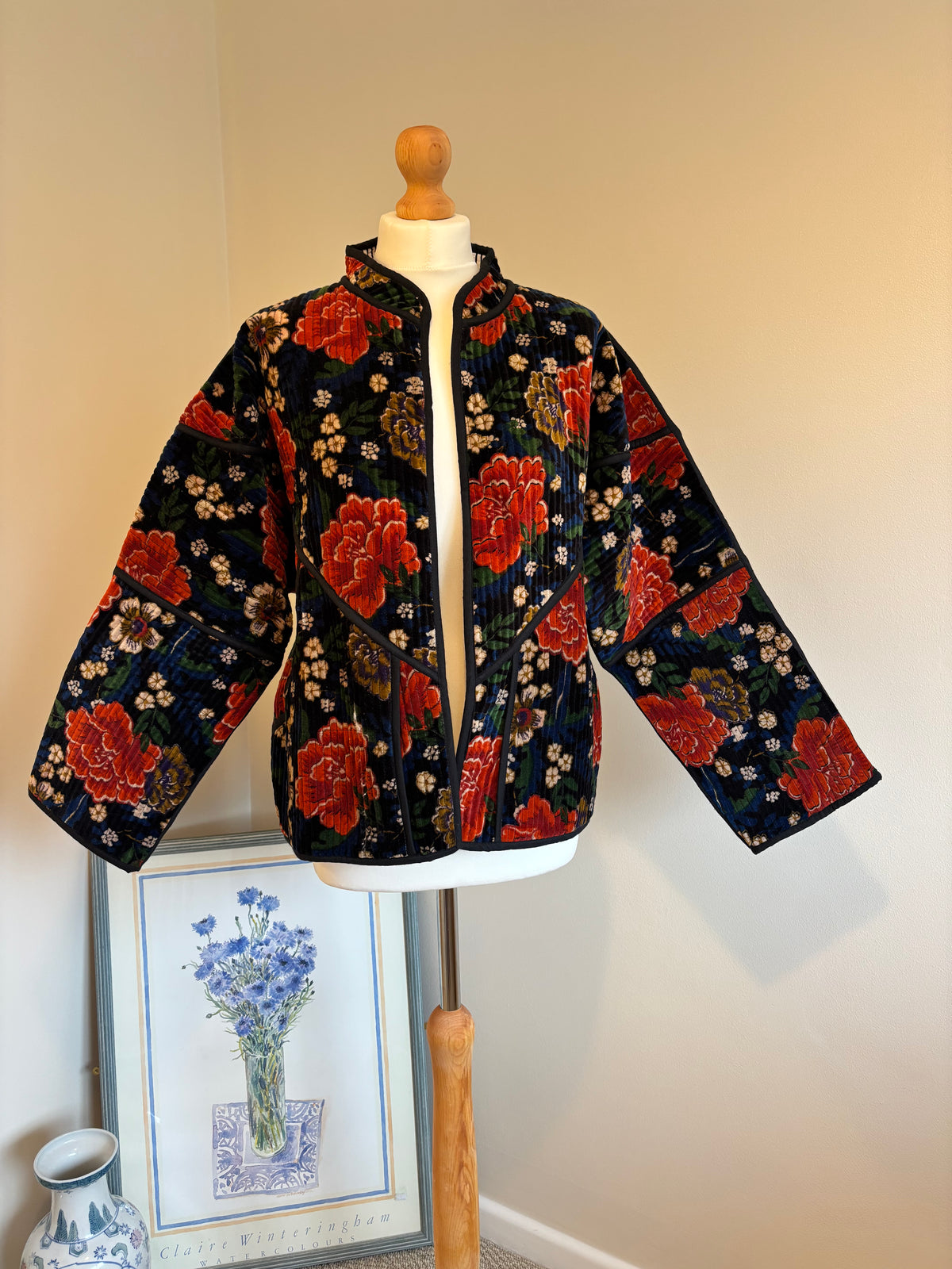 Midnight Garden Quilted Jacket