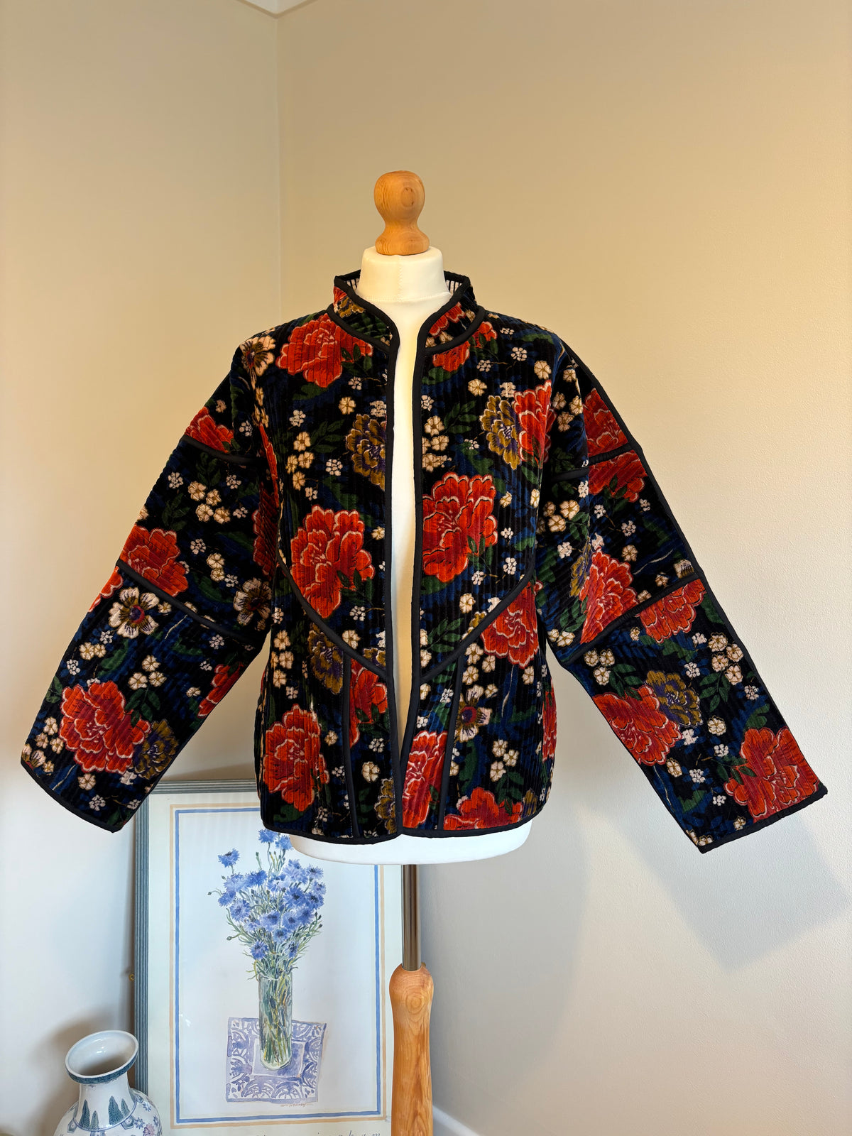Midnight Garden Quilted Jacket