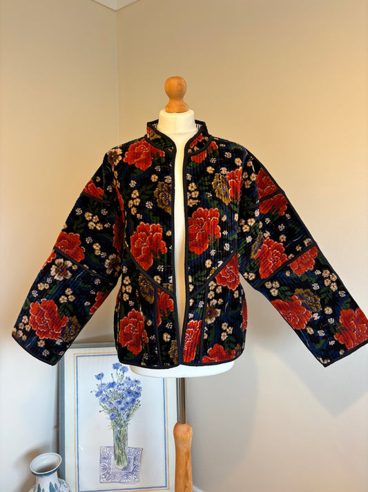 Midnight Garden Quilted Jacket