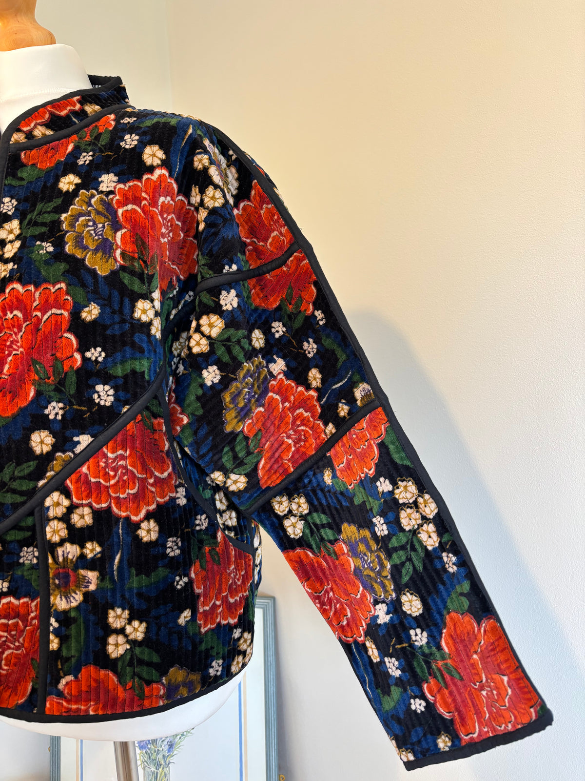 Midnight Garden Quilted Jacket